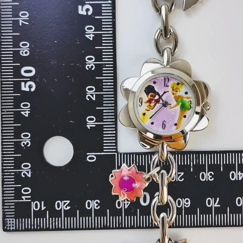 Disney Store Fairies Metal Watch Tinker Bell Iridessa Rare